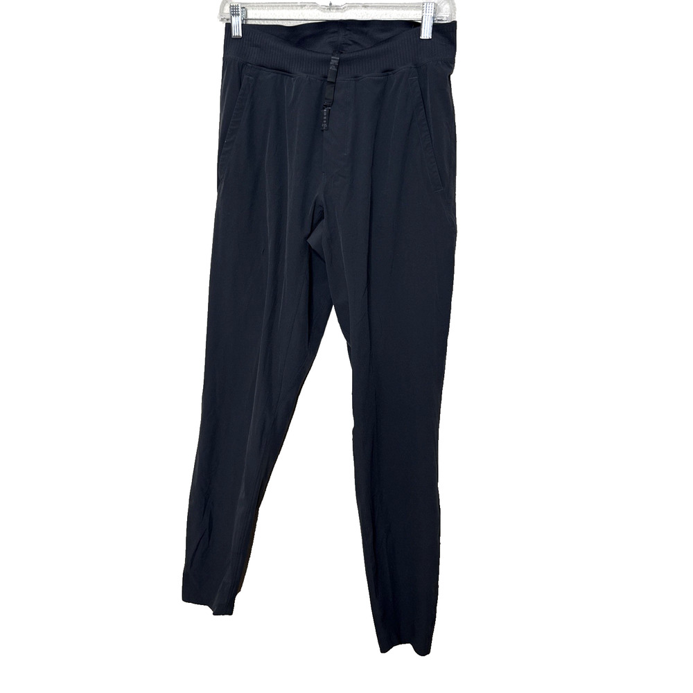 Lululemon Size S Pants Mens Black Pull On Elastic Waist Tapered Leg Stretch